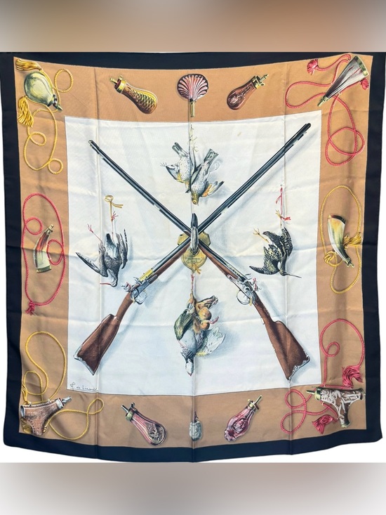 Hermes Accessories - 🌈 Hermes Les Fusils Carre 90 Silk Scarf